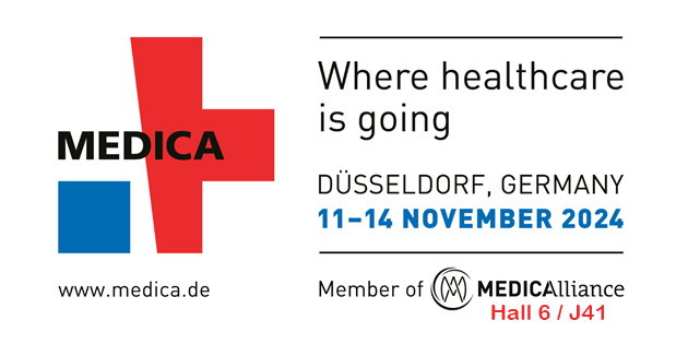 Visit us at our MEDICA Booth! Hall 6 / J 41
